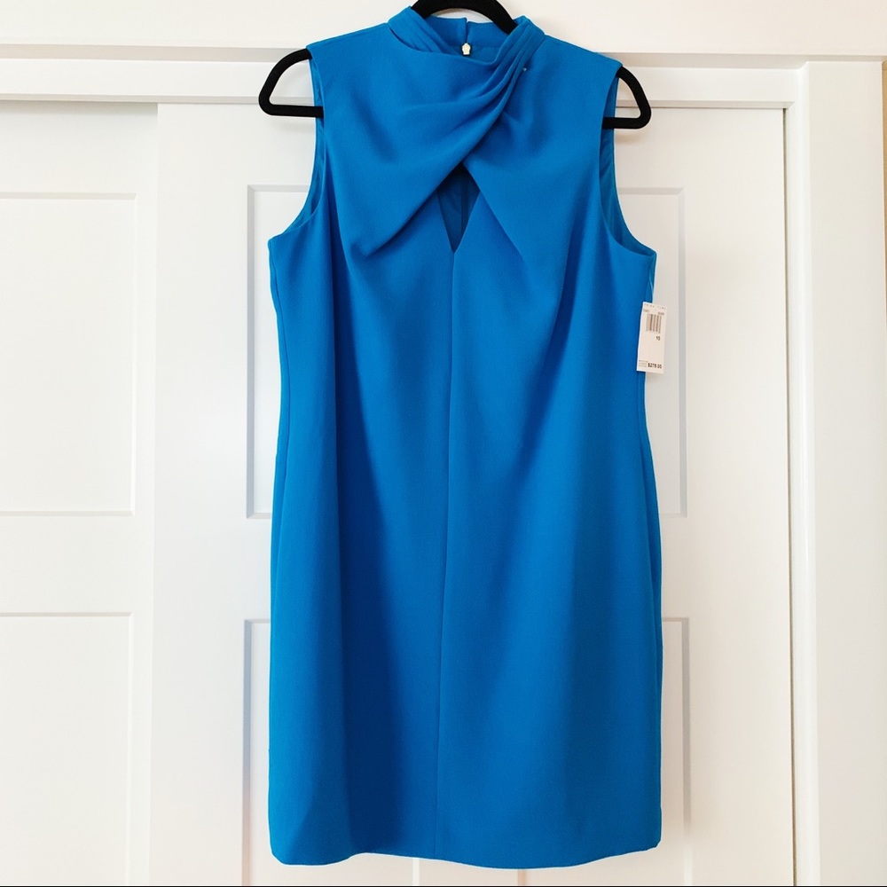 Trina Turk Los Alamitos Twist Cutout Crepe Dress